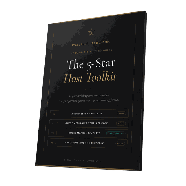 The 5-Star Host Toolkit: three chapters and templates